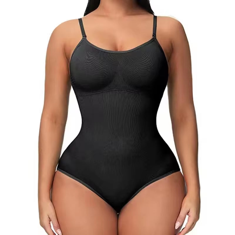 Open-Crotch Padded Bodysuit Shapewear
