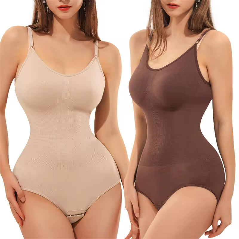 Open-Crotch Padded Bodysuit Shapewear